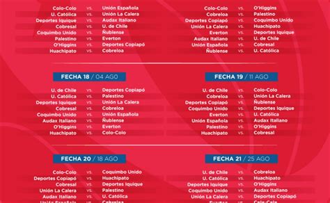 fixture campeonato chileno 2024